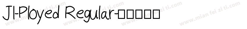 JI-Ployed Regular字体转换